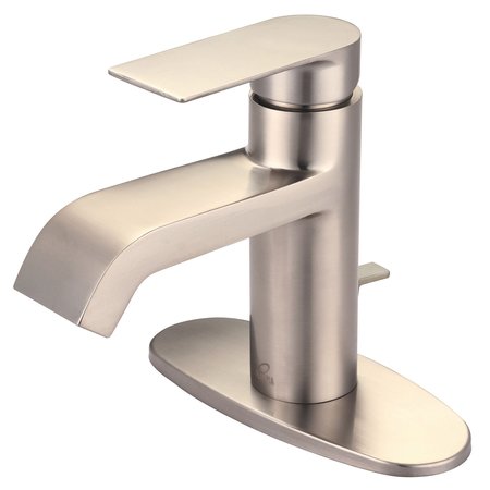 OLYMPIA Single Handle Bathroom Faucet in PVD Brushed Nickel L-6092-WD-BN